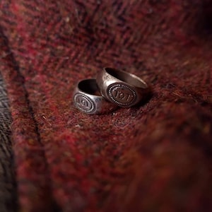 Bague TOT romano celtique en argent sterling - Taille S