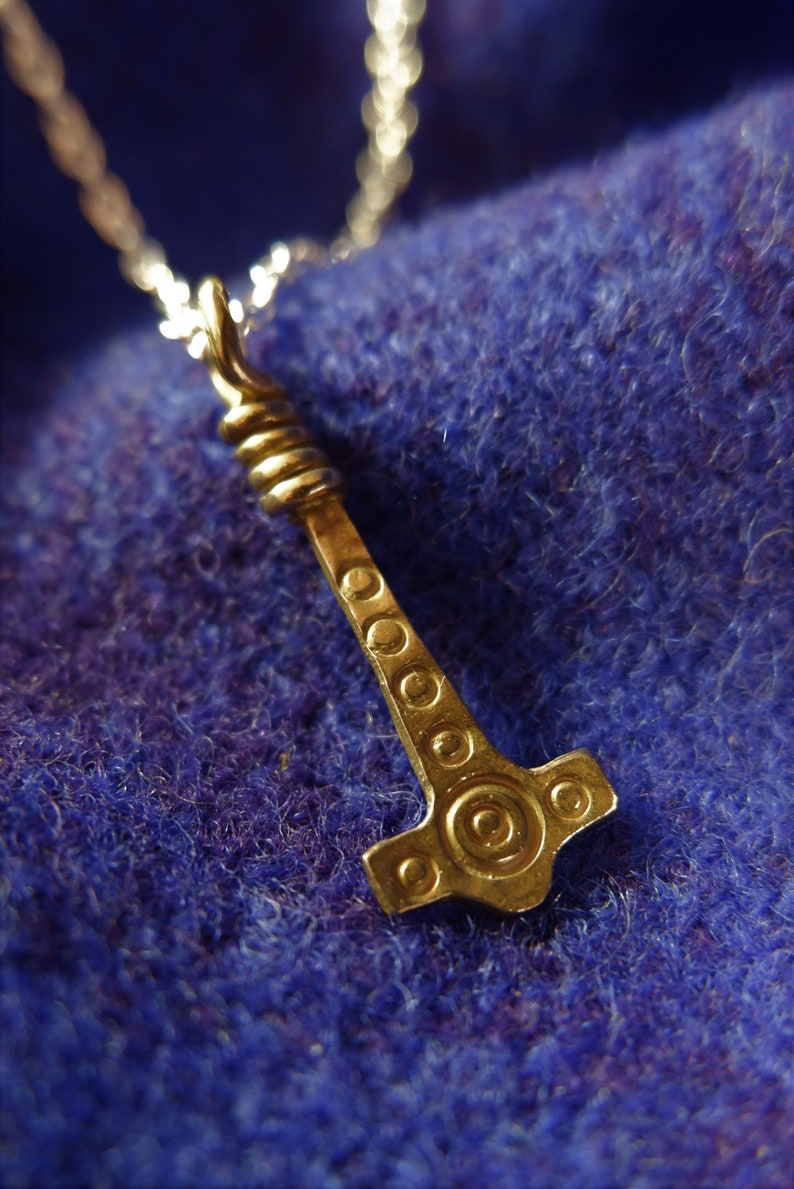 Anglo Saxon Thunor Hammer / Thors hammer/ Mjolnir. Available in silver or bronze image 2
