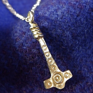 Anglo Saxon Thunor Hammer / Thors hammer/ Mjolnir. Available in silver or bronze image 7