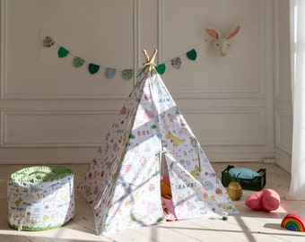 dinosaur teepee tent