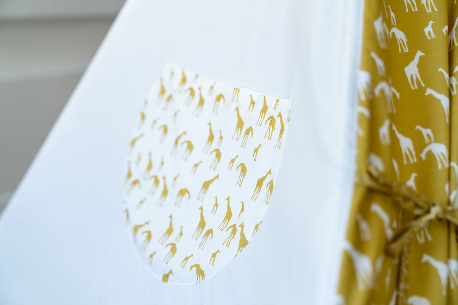 Yellow Tipi Tent Personalized Teepee Tent for Nursery Etsy