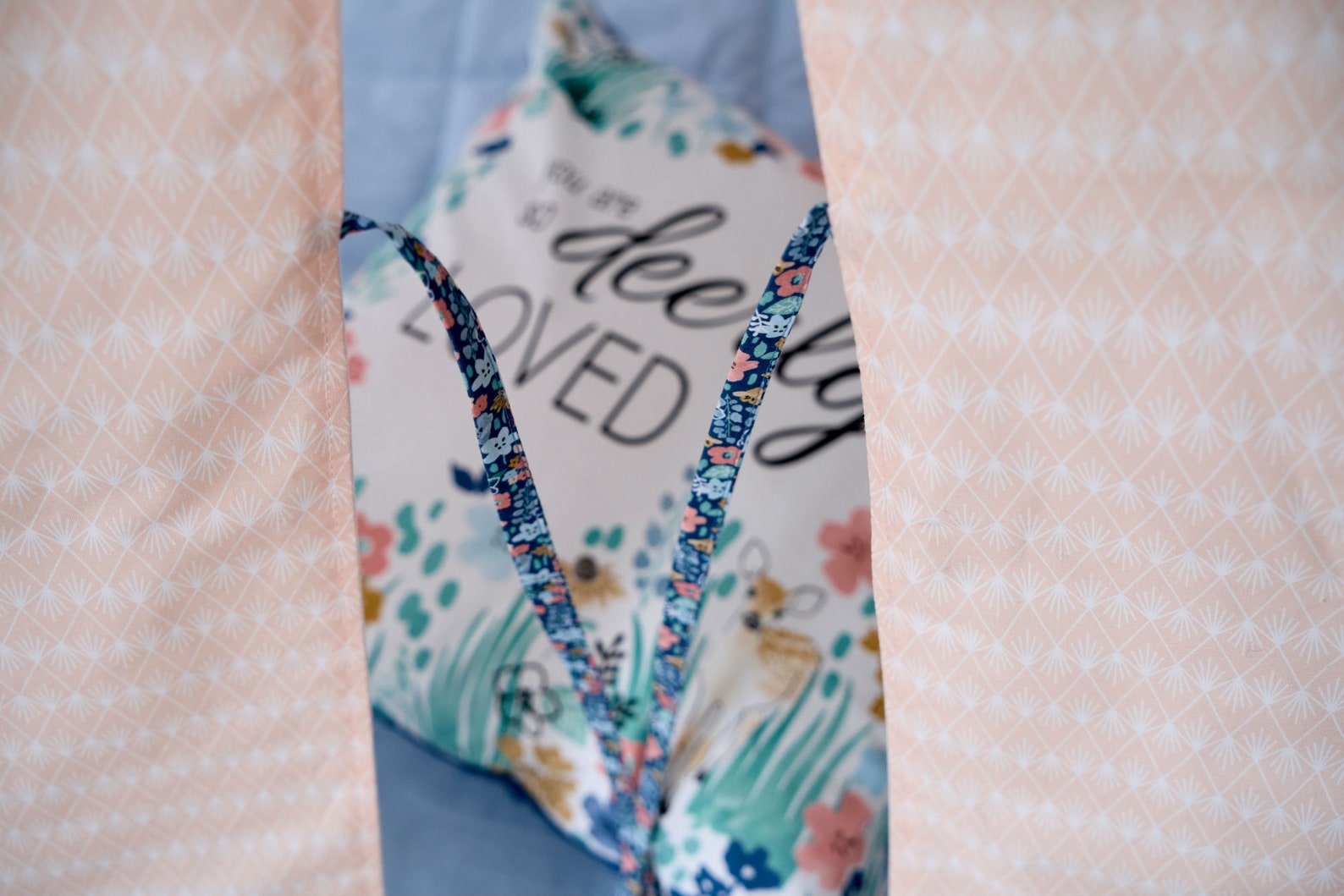 Baby blue pillow minky bed cushion for kids roomanimal print Etsy