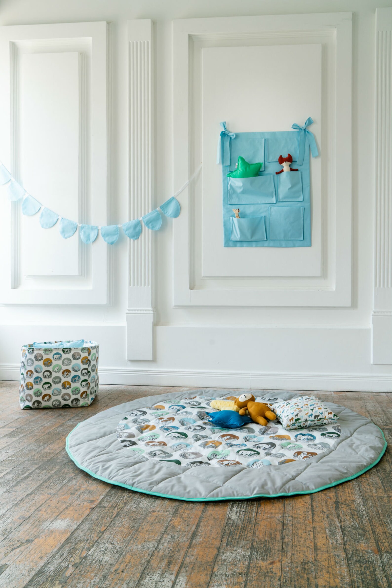 Nursery play mat with PillowKids play matNursery Etsy