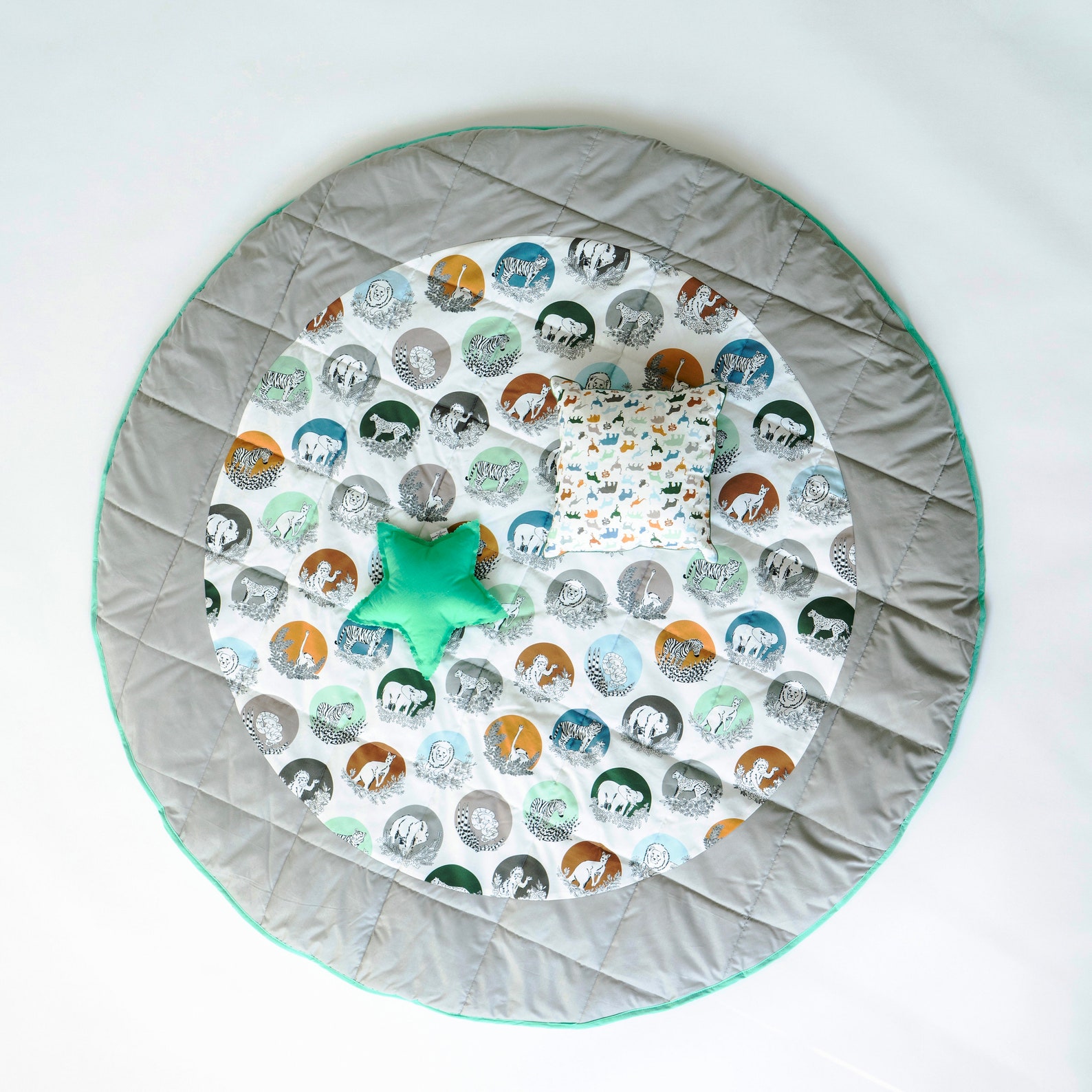 Nursery play mat with PillowKids play matNursery Etsy