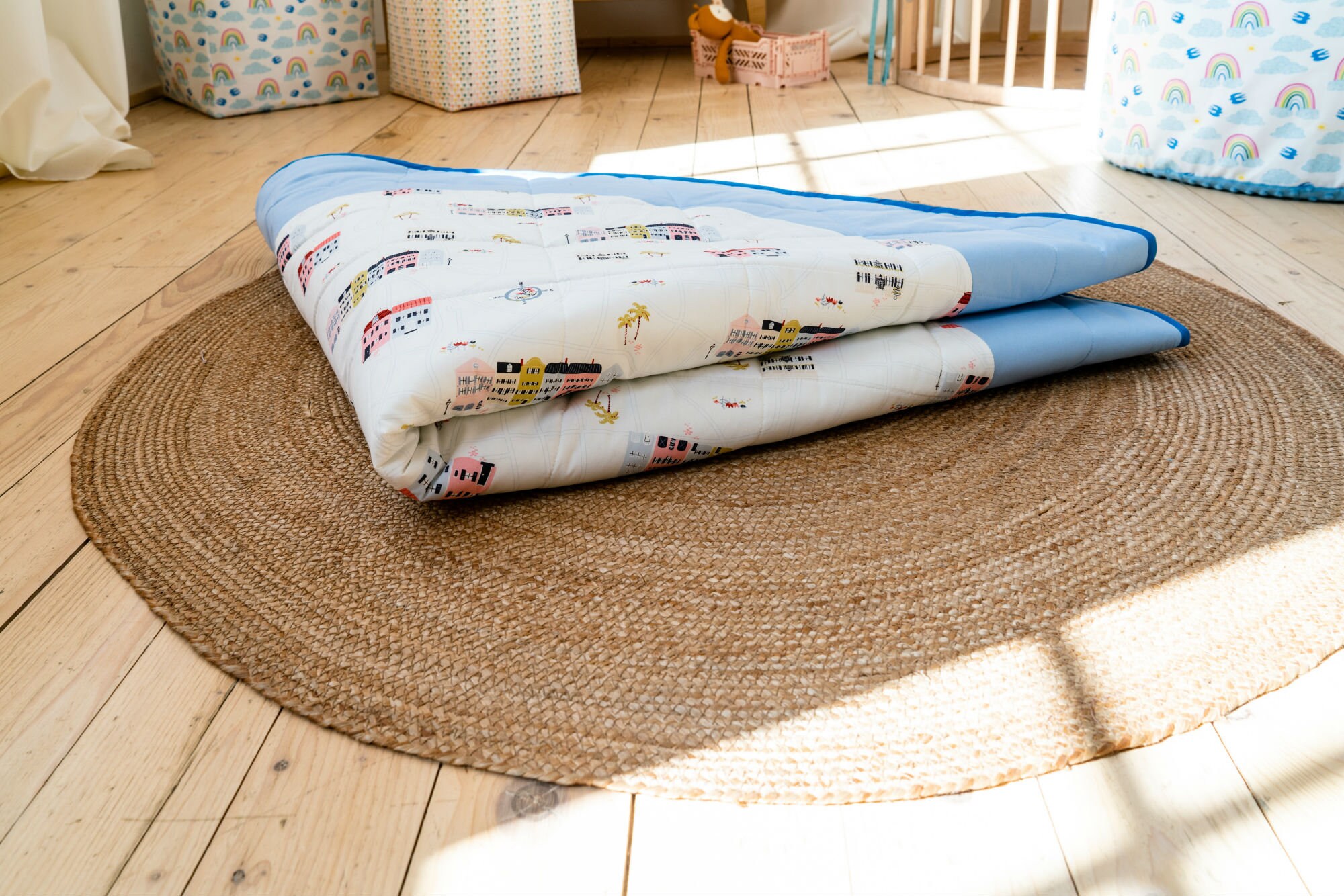 Baby play mat nursery mat baby room mat padded mat baby Etsy