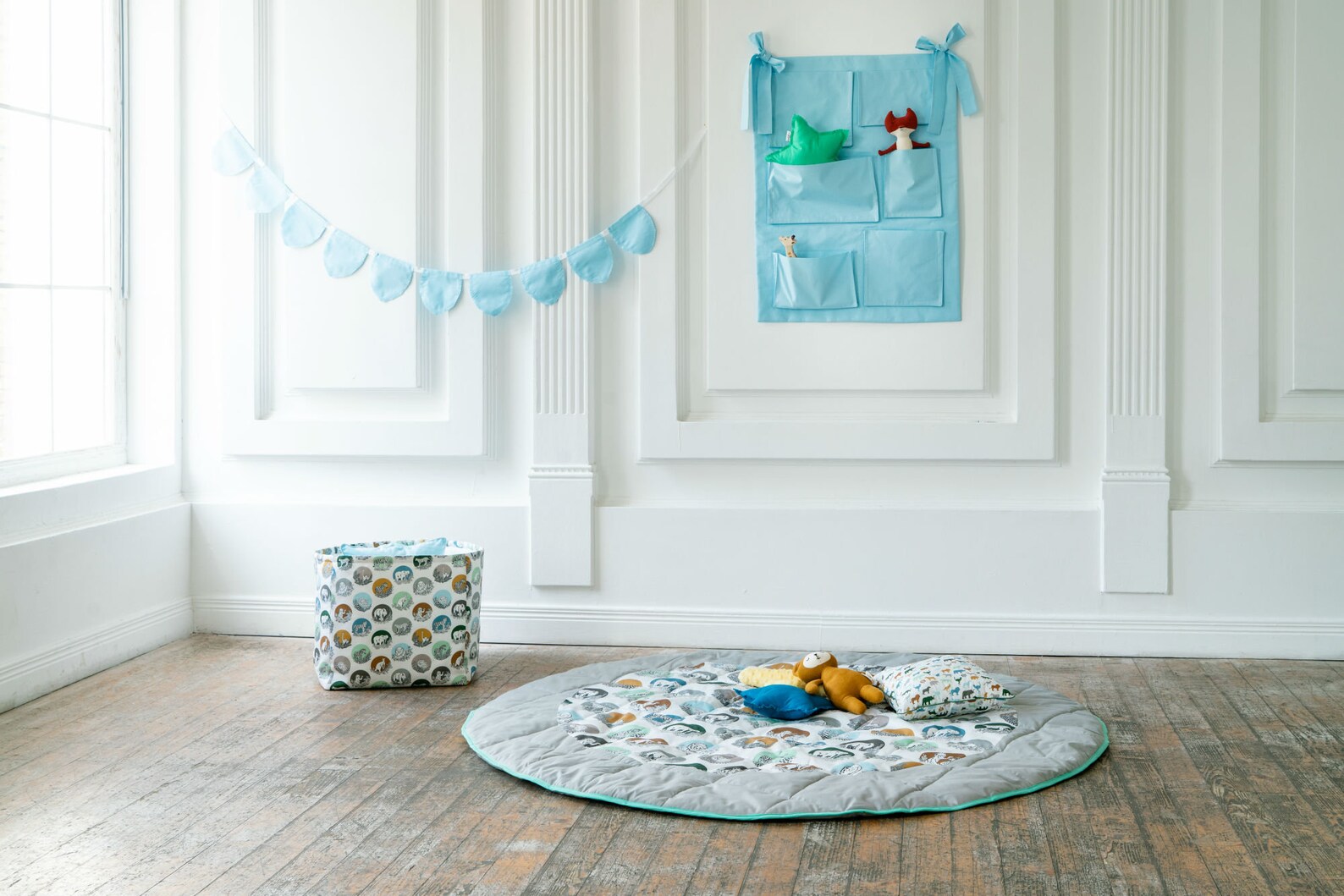 Nursery play mat with PillowKids play matNursery Etsy