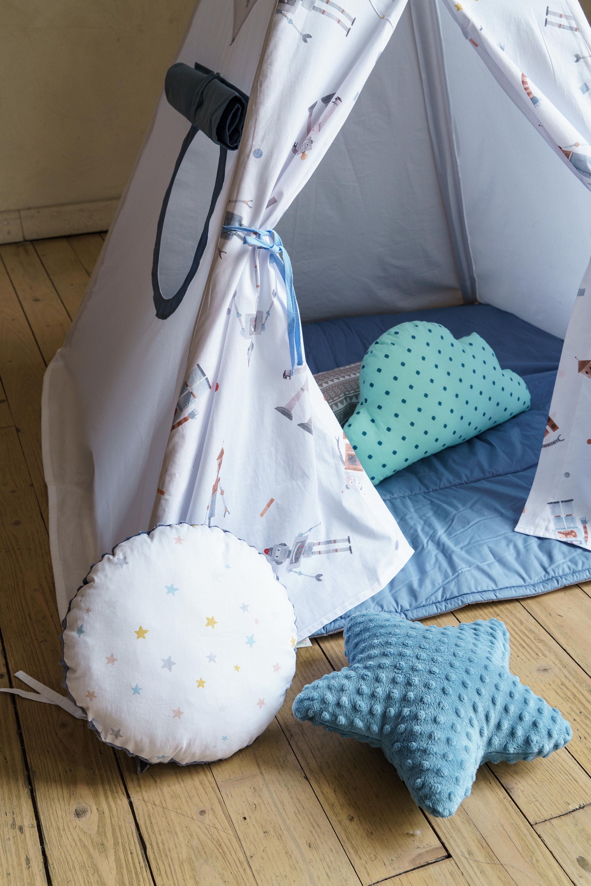 Baby boy TeepeeKids playhouse TipiTeepee for boy roomKids Etsy