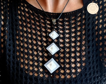 Mandala Grow | Woven Jewelry Necklace | Handmade Mandala Pendant