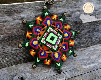 Mandala Story | Woven Jewelry Necklace | Handmade Mandala Pendant