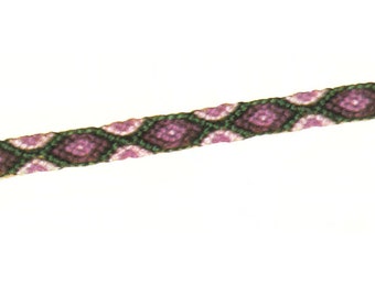 Evil eye friendship bracelet tutorial PDF macrame pattern DIY long distance boyfriend gift