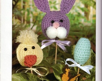 Easter bunny amigurumi pattern Crochet egg tutorial in English DIY Easter duckling plush toy PDF