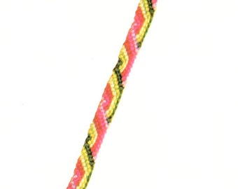 Rainbow macrame DIY Friendship bracelet pattern for beginners PDF Bracelet macrame tutorial