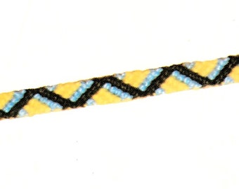Snake bracelet tutorial DIY friendship macrame bracelet pattern for beginner Stay home activities