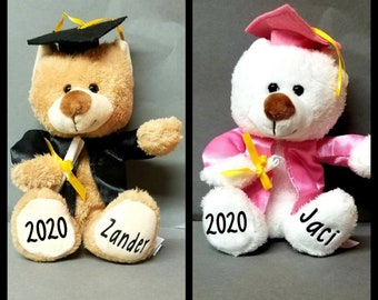 graduation puppy plush