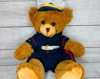 dress blue teddy bear Dusty Blue Quinceanera Teddy Bear with Dress / quinceanera-decor main image 0