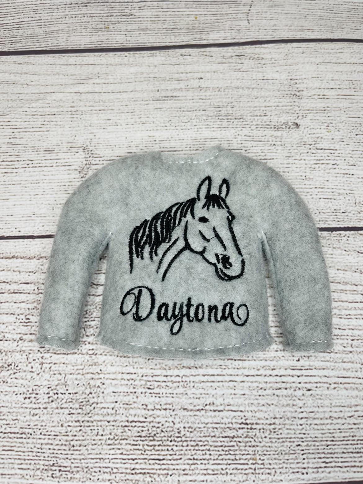 Personalized Horse Elf Sweater-elf-sweaters for Elves-christmas Fun-elf ...