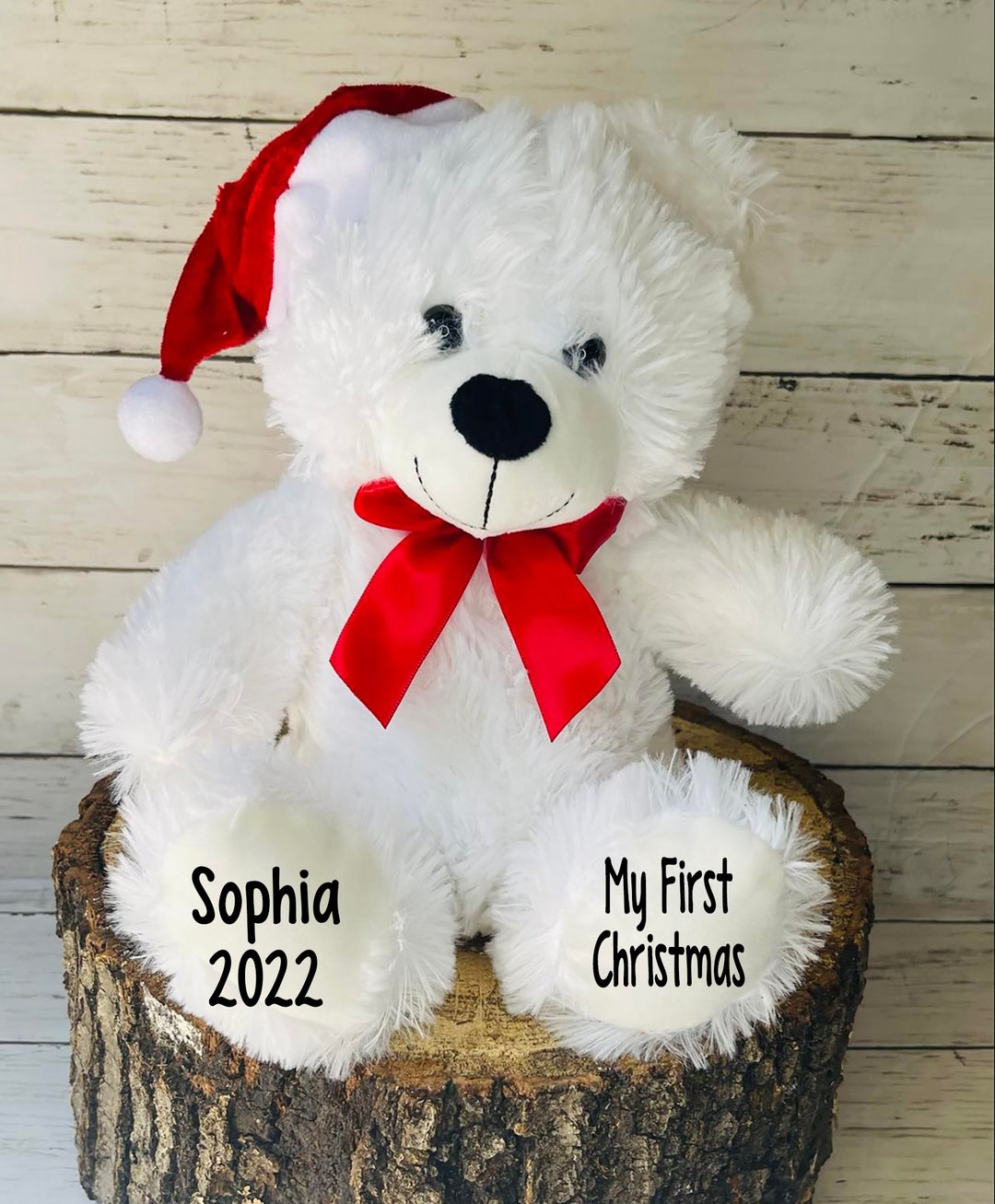 Personalized Teddy Bearsstuffed Bearmy First Christmas Teddy Bear