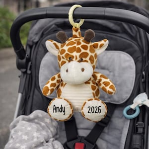 Personalized Stroller and Carseat Baby Toy Teddy Bears-Stuffed Bear-My first teddy bear-Birthday Gift-Baby Shower-Baby Gift