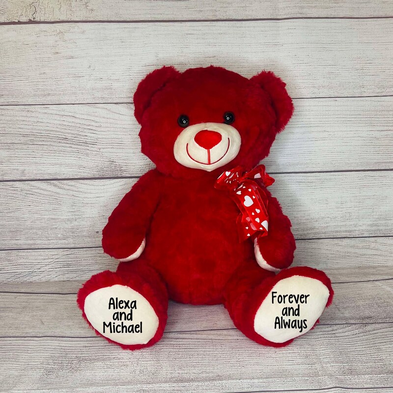 Women's Day Gifts Evlooe Bear Stuffed Animal Plush Toy for Valentine Day