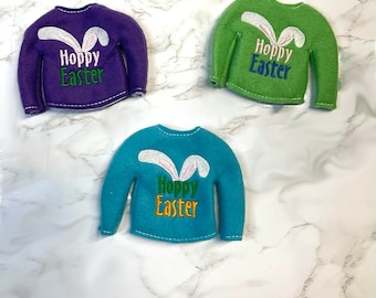 Easter Elf Sweater-Easter 2023-elf clothes-gnome elf Sweater-clothes for elf-Easter -Easter Elf Clothes-Elf prop-Happy Easter