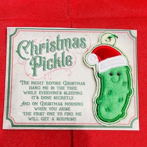 Christmas Pickle Ornament-Cardinal Ornament-Light of Teaching-Christmas Ornament with peom