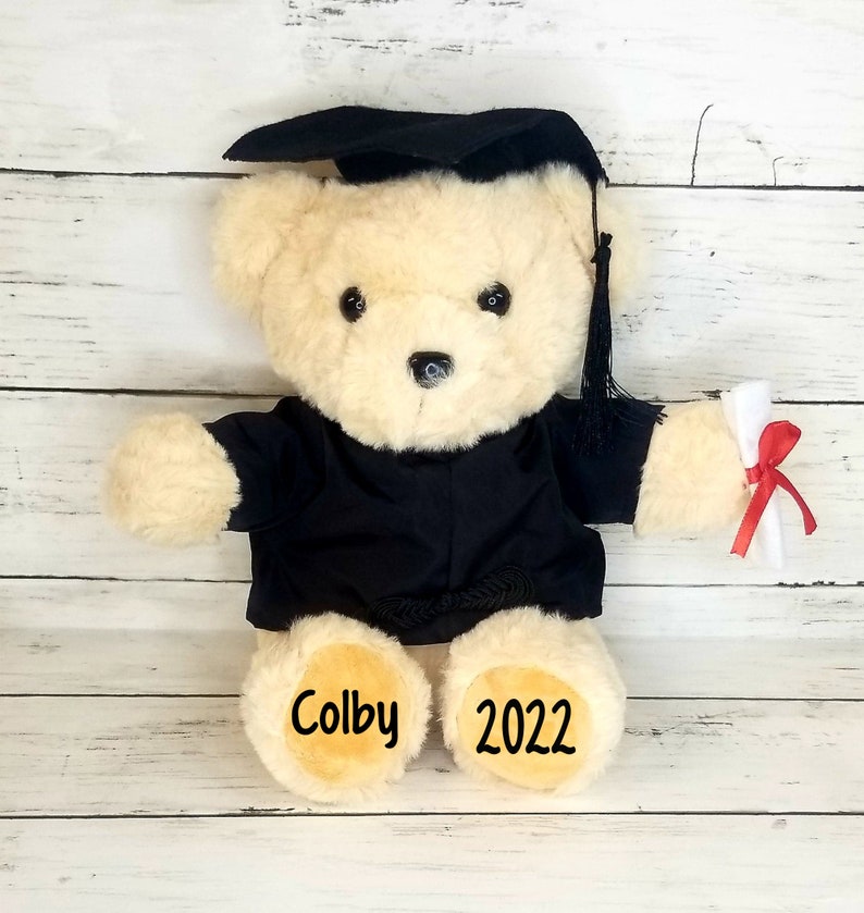 Personalized Graduation Bears-7.5inches graduation gift preschool-Kindergarten-5th grade-8th grade-high school-college-2023 gift 91/2" Bear