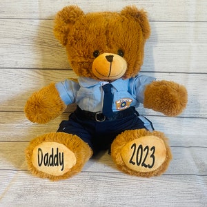 Personalized Police Academy Graduation-Police Birthday Bear-Police Gift-Cop gift-