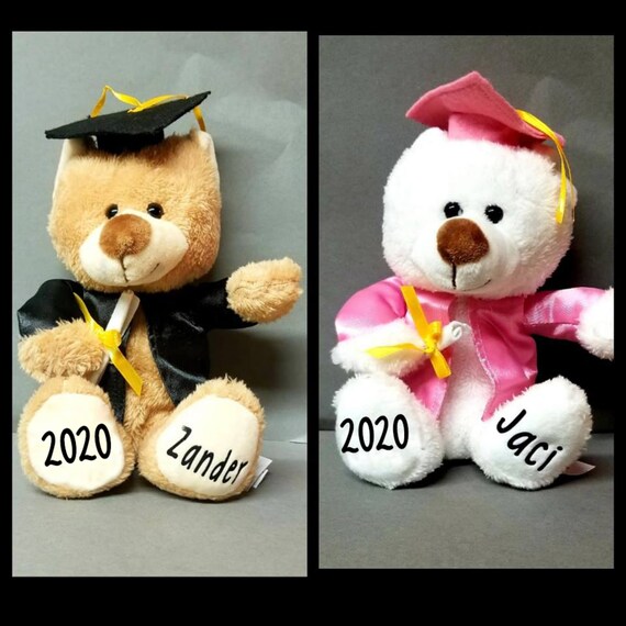 personalized graduation bear