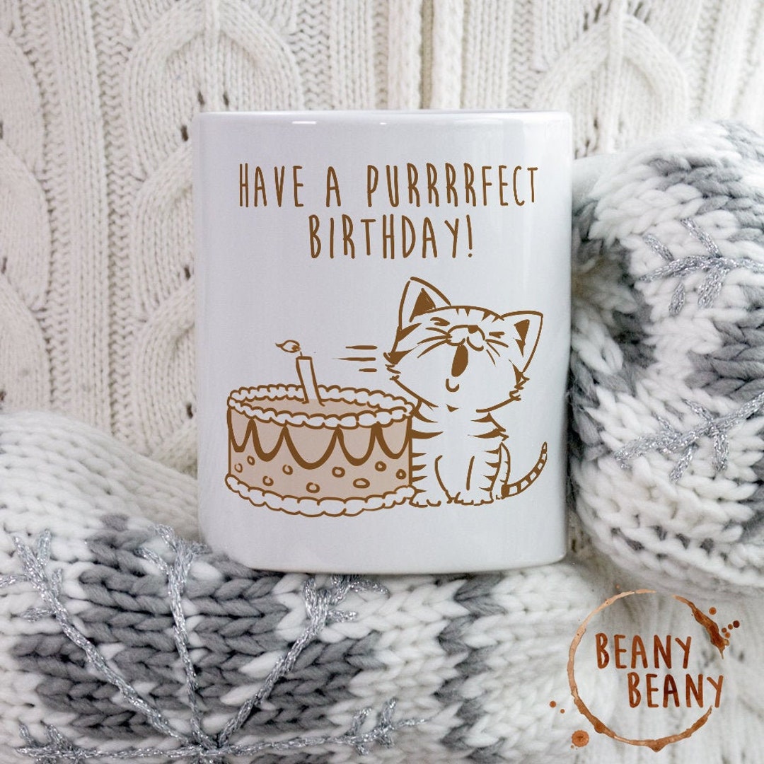 Kitten Mug, Furry Mugs, Cat Coffee Cup, Birthday Party Idea, Giveaways Idea, Kitten Gift, Animal