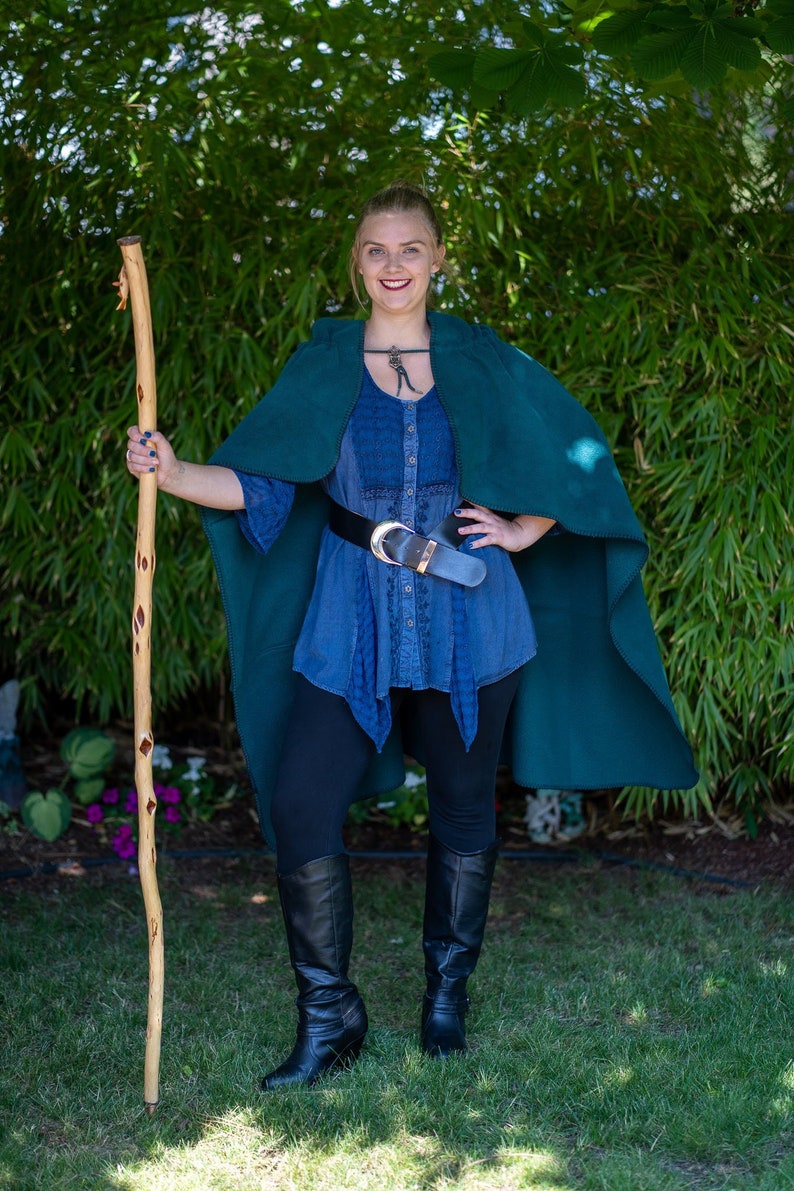 fairytale Woodland fleece cloak LARPING hobbit cloak fantasy