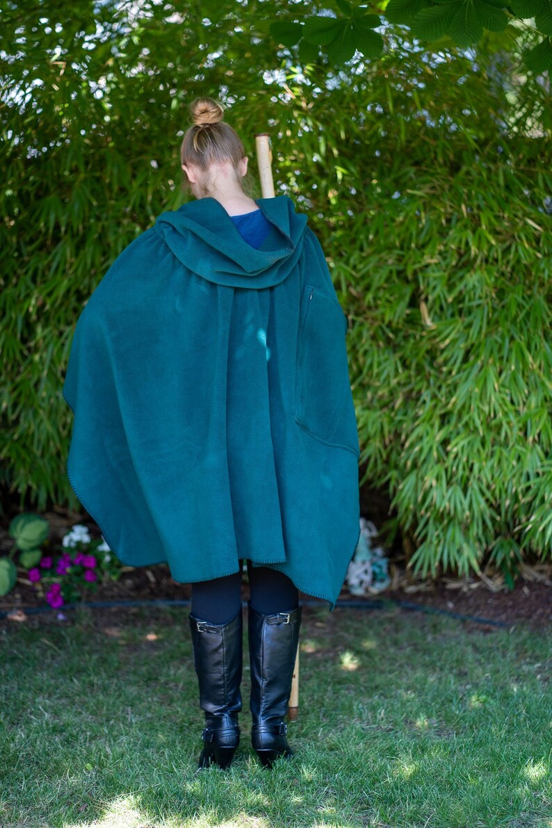 fairytale Woodland fleece cloak LARPING hobbit cloak fantasy