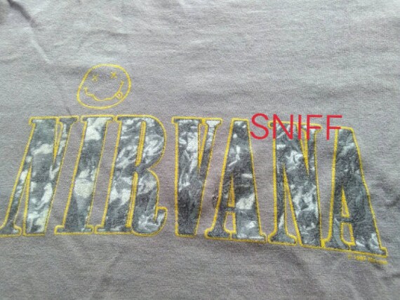 Classic spell out Nirvana shirt, Medium