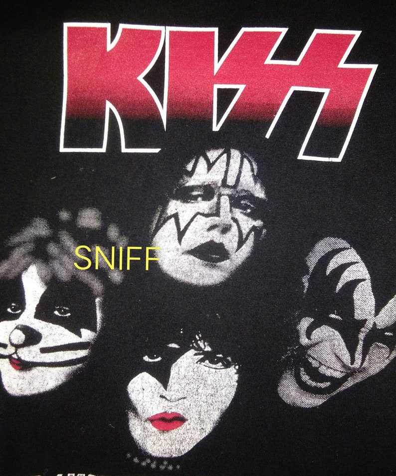 first print black shirt L Vintage /'90 First print Kiss AliveWorlwide tour 96-97