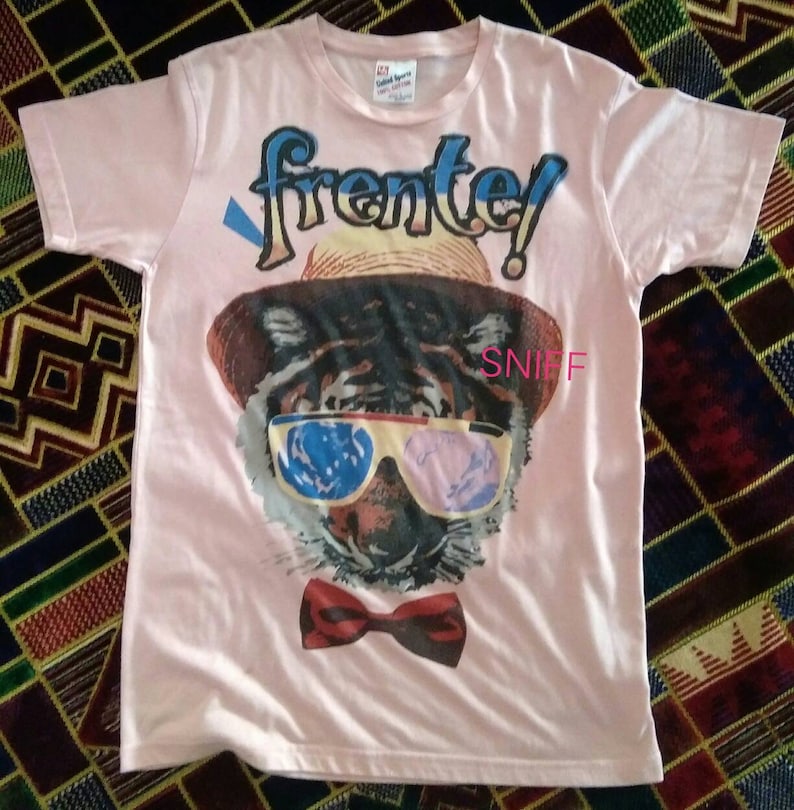 Vintage Frente Marvin The Album Faded pink shirt Medium