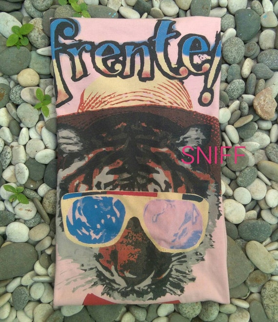 Vintage Frente! Debut album .Faded pink shirt. bo