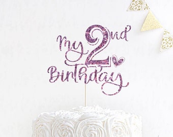 My Second Birthday Svg, Second Birthday Svg, My 2nd Birthday, Baby Birthday, Birthday Party Svg, Two Birthday Svg