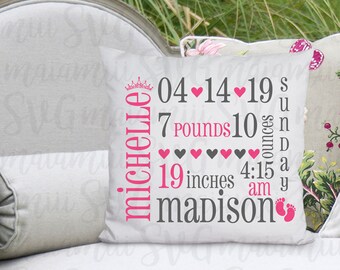 Download Birth Announcement Svg Etsy