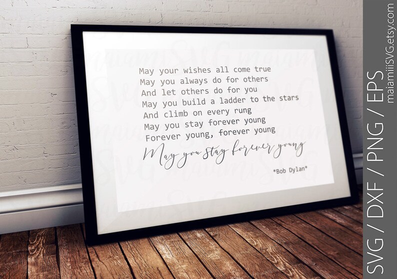 Download Bob Dylan Quote Farmhouse Decor Home Sign Svg Sayings May ...