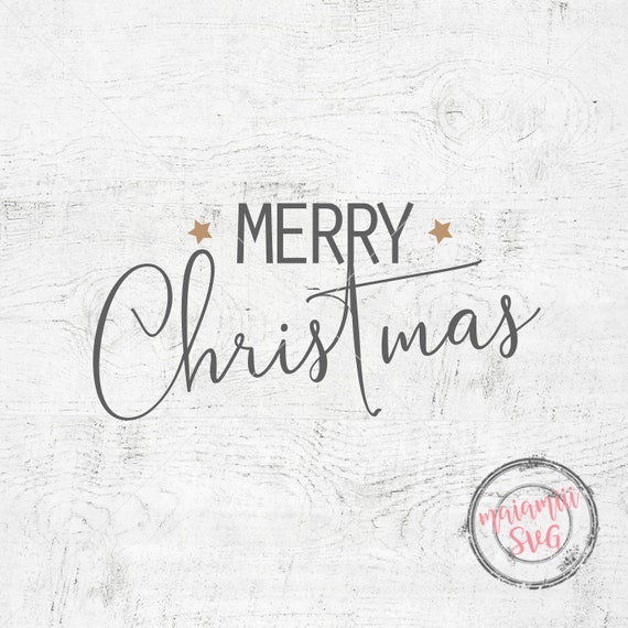 Download Free Merry Christmas Svg File For Cricut And Silhouette Etsy SVG DXF Cut File