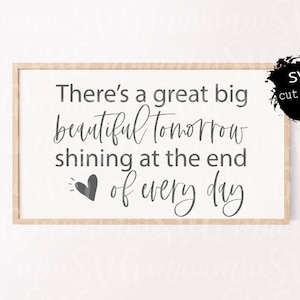 Great Big Beautiful Tomorrow Sign - Etsy
