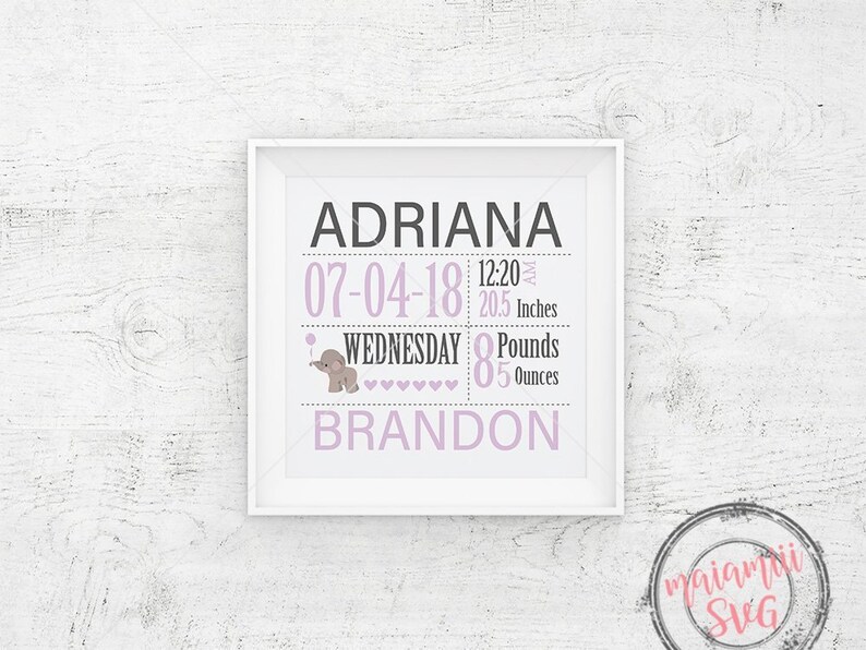 Download Birth Stats Svg Baby Birth Announcement Dxf Welcome Baby Svg Baby Svg Png Birth Announcement Template Svg Clip Art Art Collectibles
