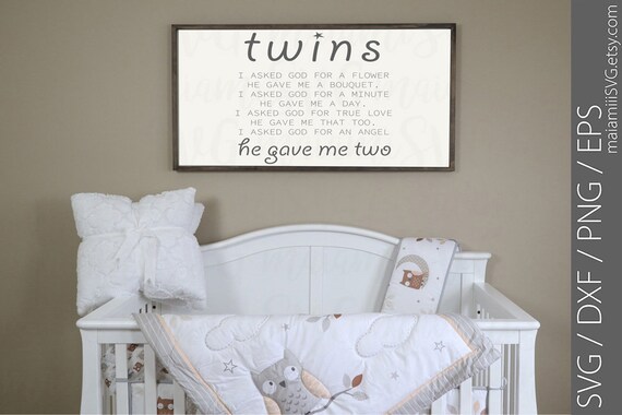 Twins Svg Kids Svg Baby Twins Svg Gift For Twins Boy Girl Etsy