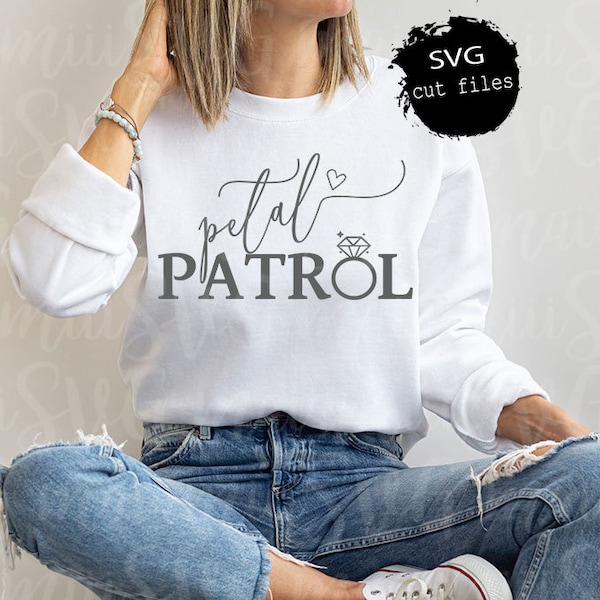 Petal Patrol Svg, Wedding Svg, Bride Squad Svg, Flower Girl Svg, Future Mrs Svg, Team Bride Svg