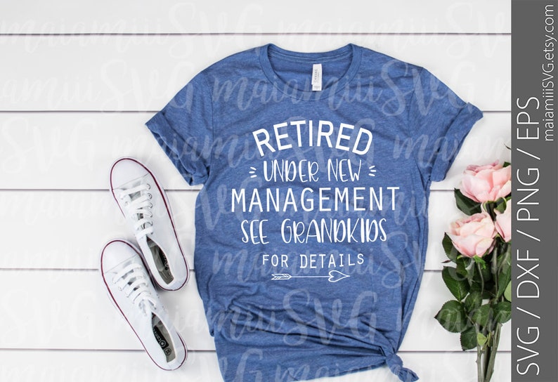 Download Art Collectibles Clip Art Retirement Gift Retired Svg File Silhouette Cameo Cricut Design Grandparents Svg Retired Under New Management Svg