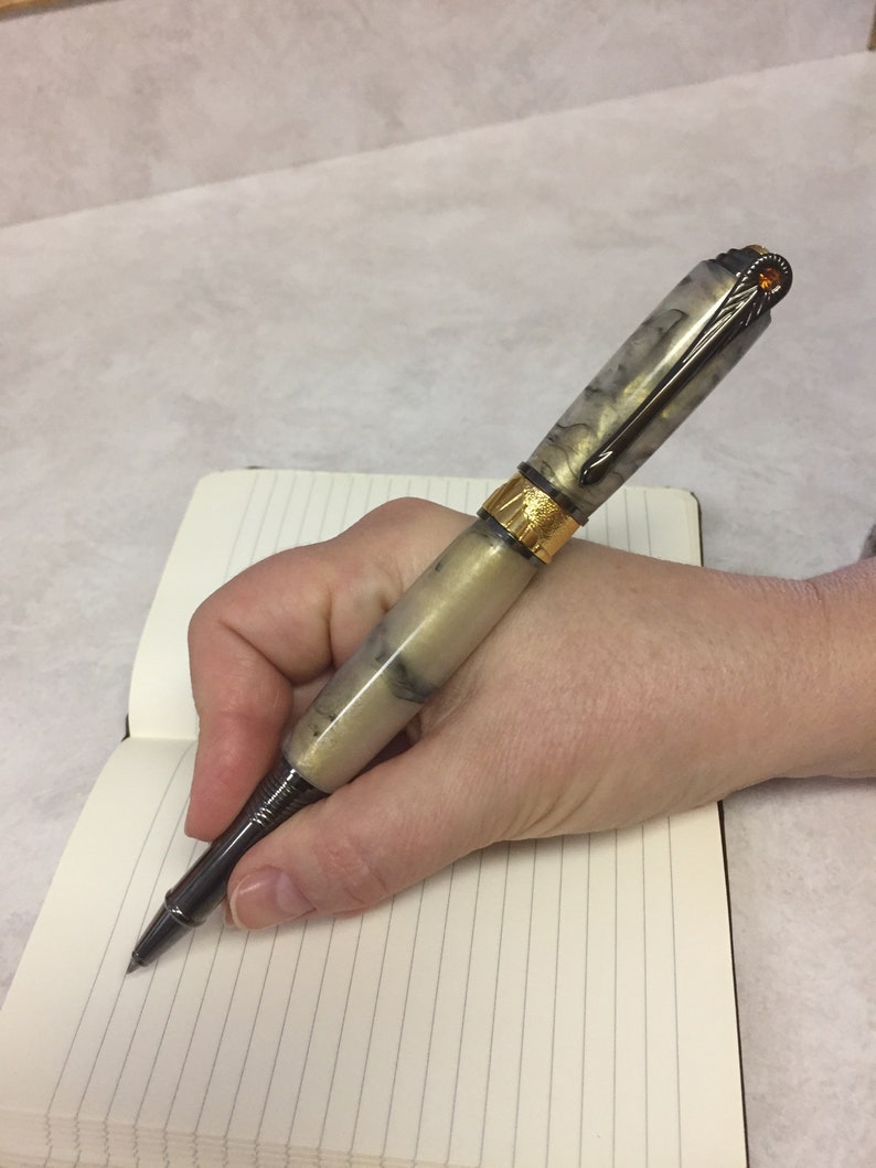 Art Deco Ball Point Pen Etsy