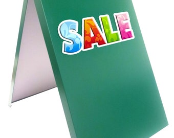 Metal A-board for Chalk Markers or Chalk, UV printing option, MLG