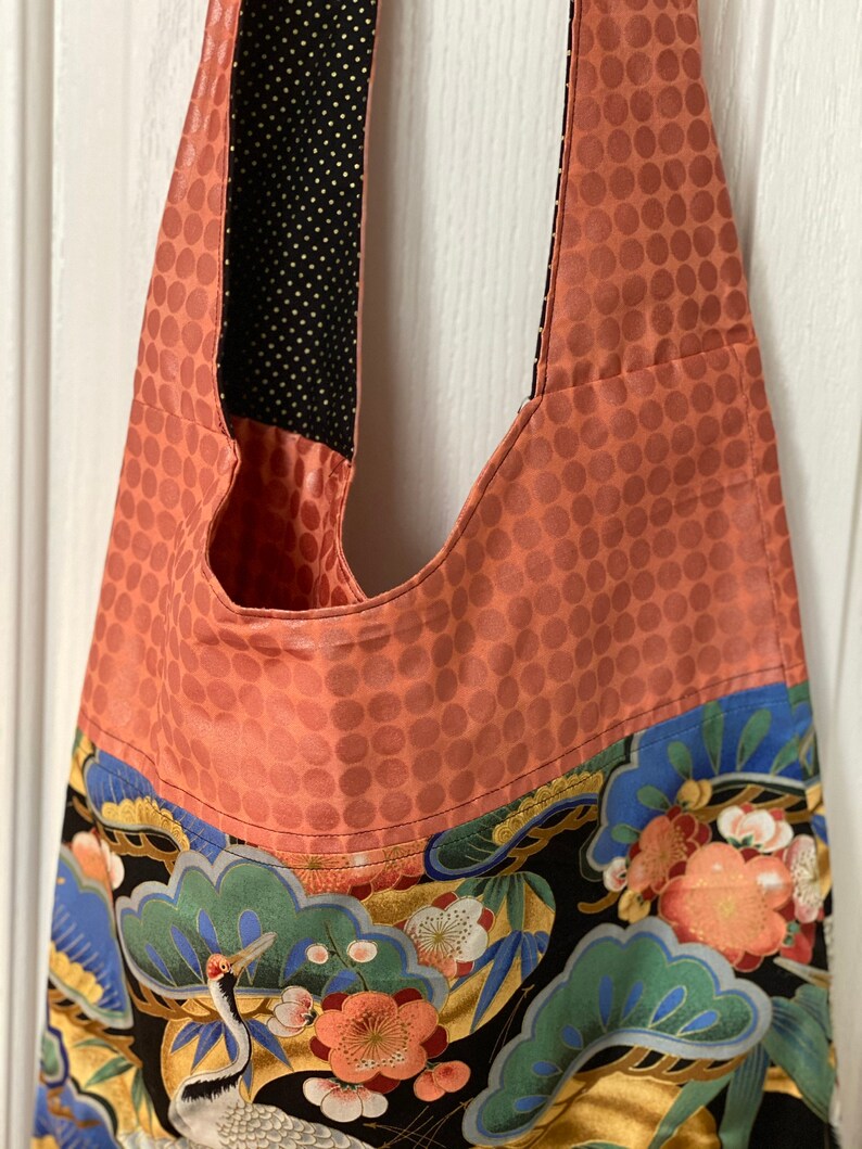 Asian Cranes Crossbody Bag