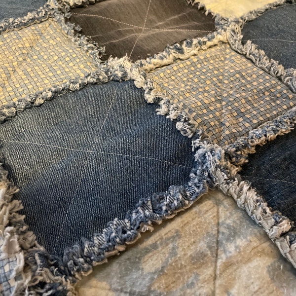 Blue Jeans Quilt Etsy