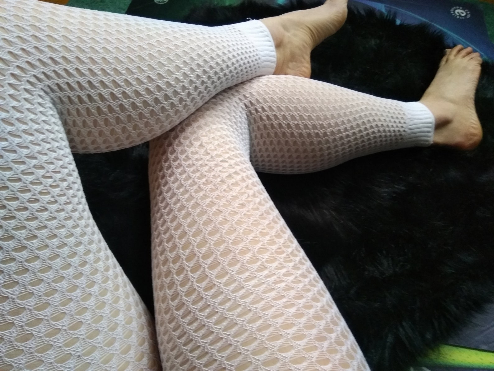 Ballet Womens Tights. Hole Pure Cotton Footless Mesh Etsy