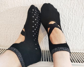 Yoga Non Slip Socks. Ballet Socks Fitness Pilates Socks Soft